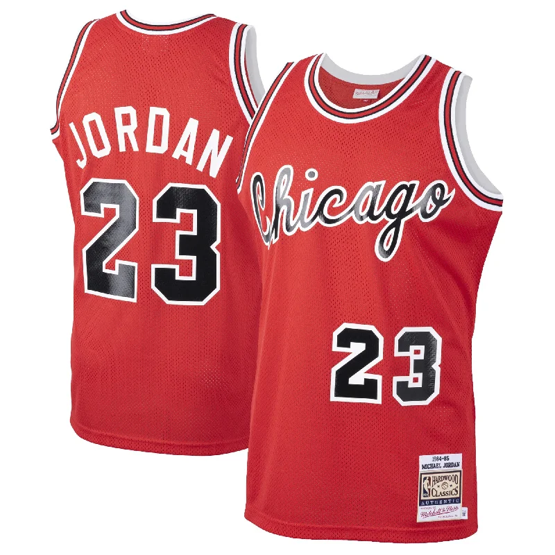 Basketball Jersey For Holiday Gifts-Michael Jordan Chicago Bulls 1984/85 Hardwood Classics Rookie Basketball Jersey - Red