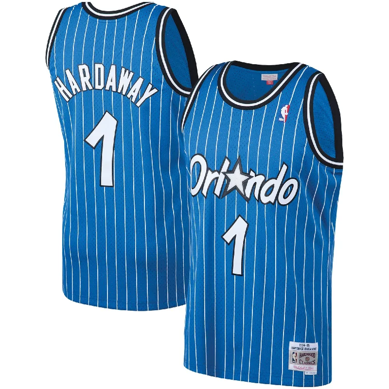 Basketball Jersey With Special Edition Designs-Penny Hardaway Orlando Magic 1994/95 Big & Tall Hardwood Classics Swingman Basketball Jersey - Blue