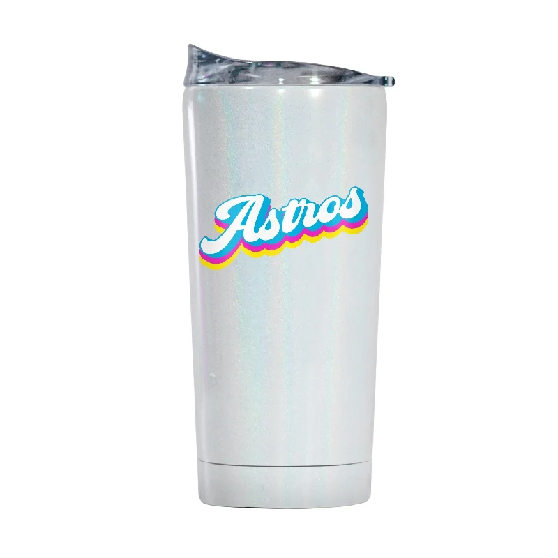 Team Mug For Custom Holiday Items-Houston Astros 20oz Shadow Iridescent Tumbler