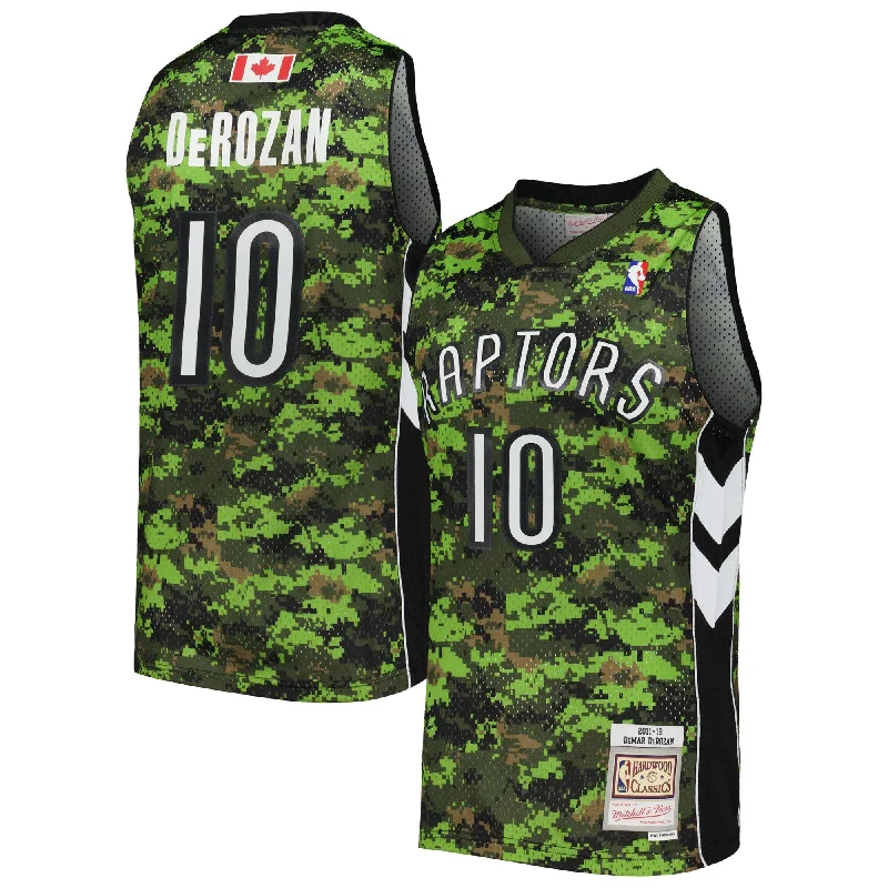 Custom Basketball Jersey For Marketing-Demar Derozan Toronto Raptors 2011/12 Hardwood Classics Swingman Basketball Jersey - Camo