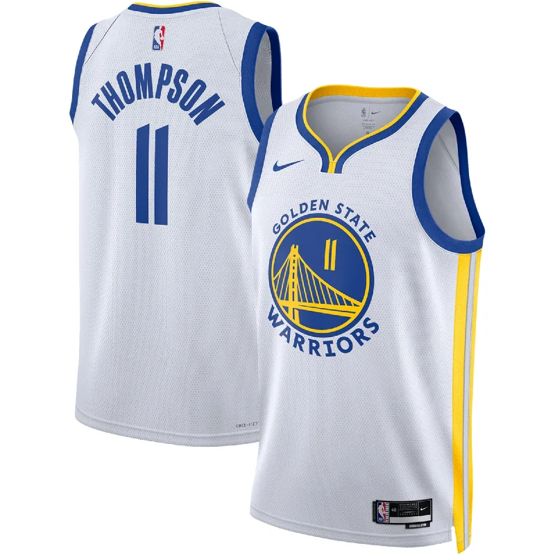 Basketball Jersey With Dynamic Colors-Klay Thompson Golden State Warriors Unisex Swingman Basketball Jersey - Association Edition - White