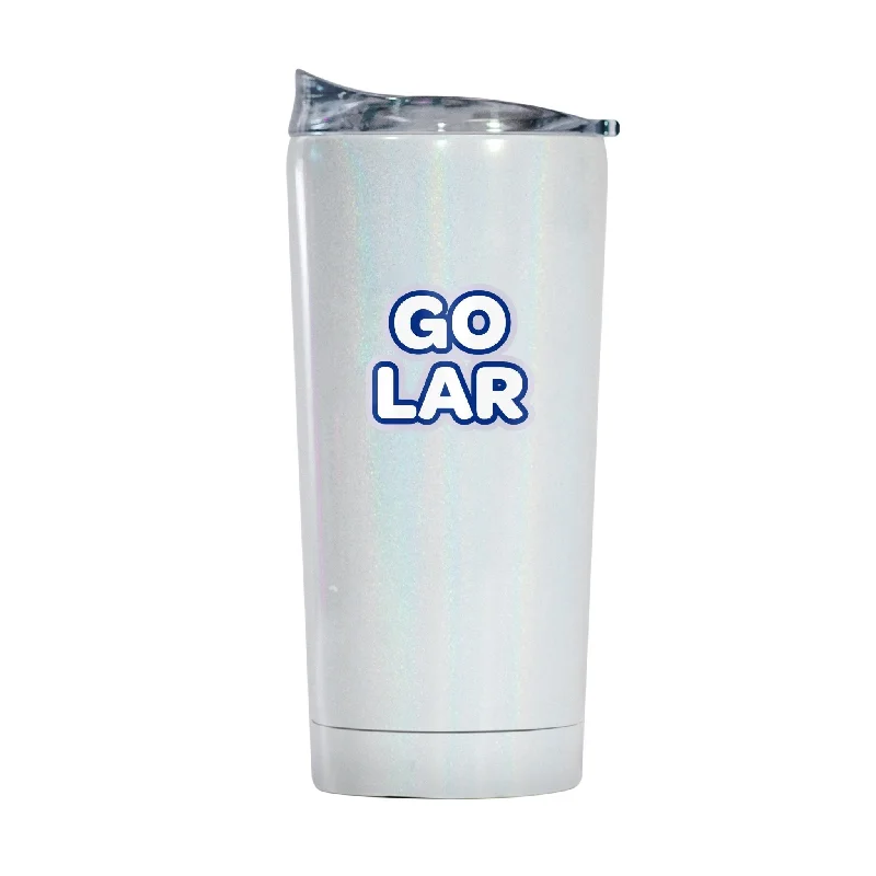 Custom Team Mug With Mascot-Los Angeles Rams 20oz Bubble Iridescent Tumbler