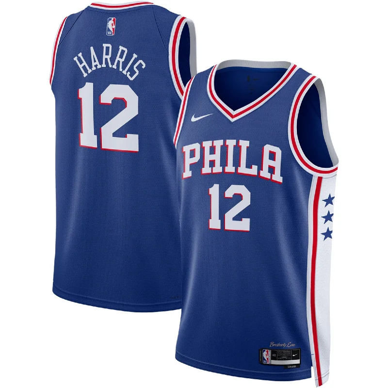 Basketball Jersey For Business Branding-Tobias Harris Philadelphia 76ers Unisex Swingman Basketball Jersey - Icon Edition - Royal