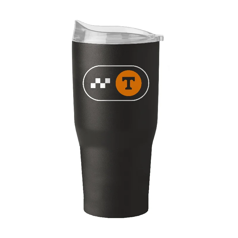 Personalized Team Mug For Fans-Tennessee Dark Mode 30oz Flipside Powder Coat Tumbler