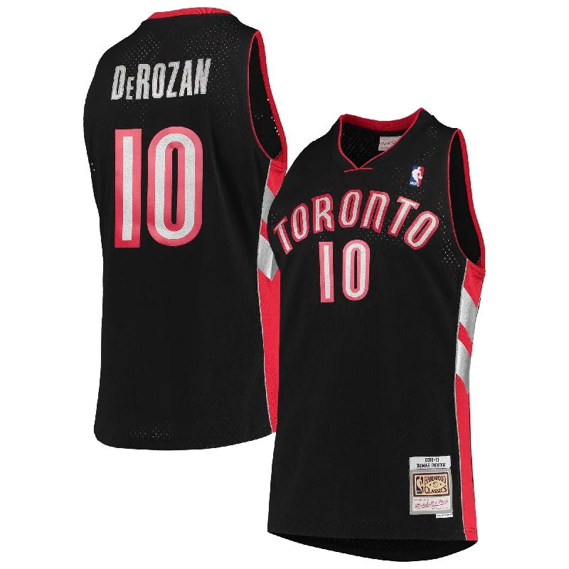 Custom Basketball Jersey For Group Gifts-Demar Derozan Toronto Raptors 2001/02 Hardwood Classics Swingman Basketball Jersey - Black