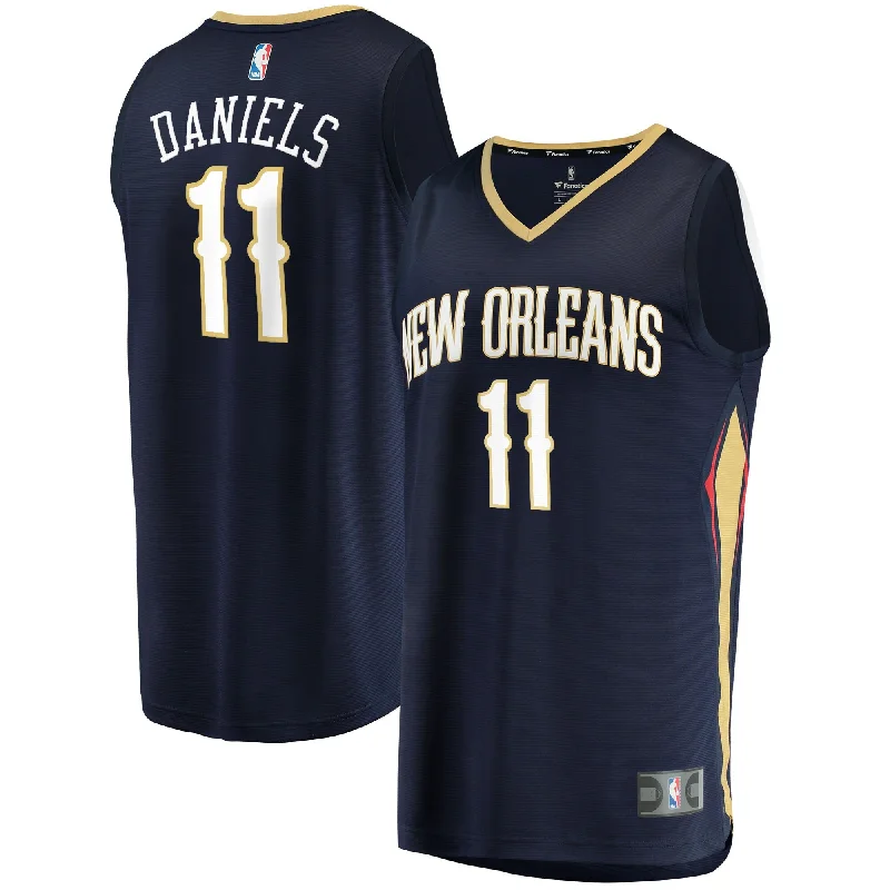 Basketball Jersey With Special Logo Design-Dyson Daniels New Orleans Pelicans Branded Fast Break Player Basketball Jersey - Icon Edition - Navy