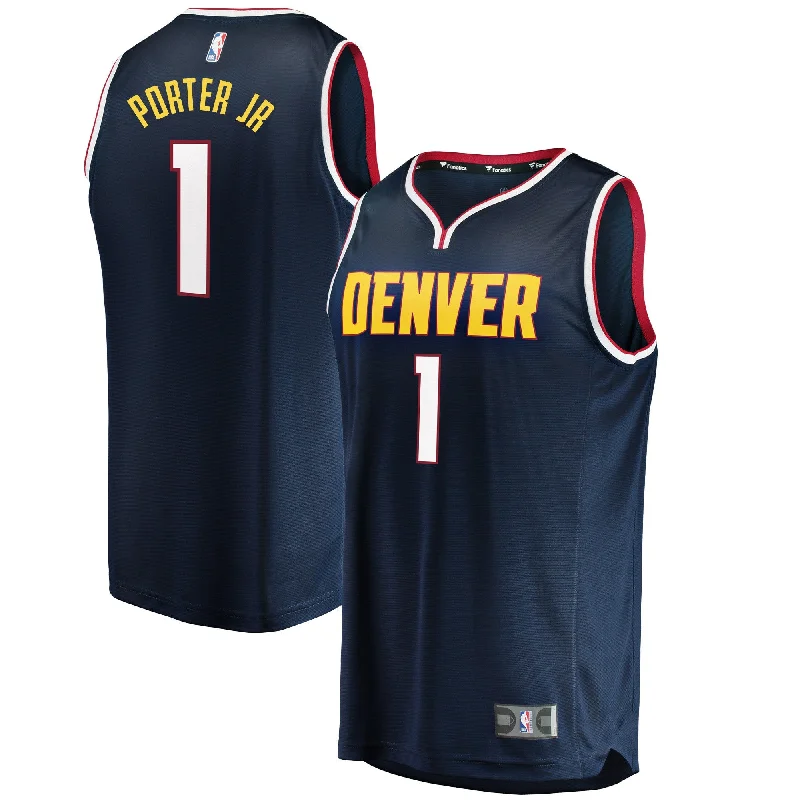 Basketball Jersey For College Sports Fans-Michael Porter Jr. Denver Nuggets Branded Fast Break Basketball Jersey - Icon Edition - Blue