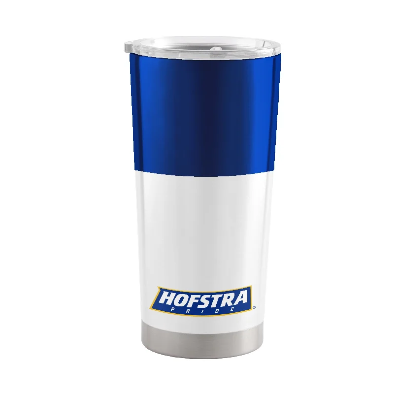 Custom Team Mug With Sports Team Design-Hofstra 20oz Colorblock Stainless Tumbler