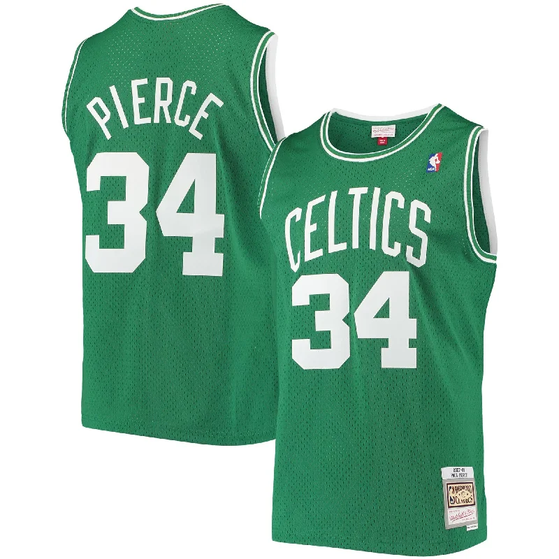 Basketball Jersey For High-Quality Custom Designs-Paul Pierce Boston Celtics Hardwood Classics Swingman Basketball Jersey - Kelly Green