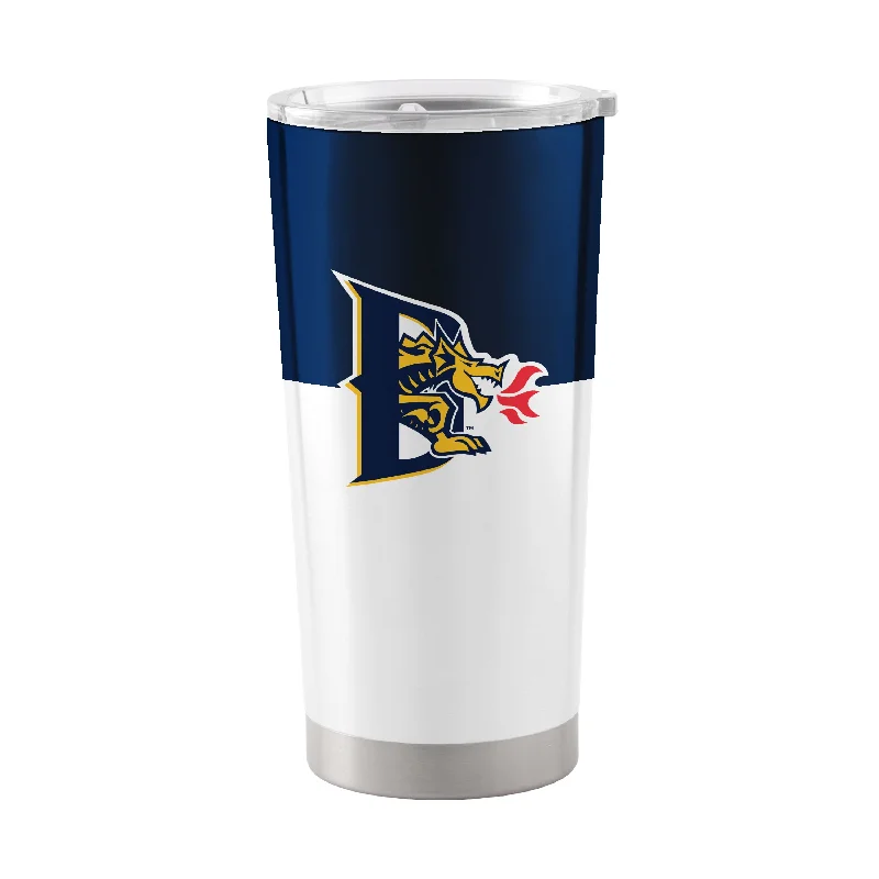 Custom Team Mug For School Pride-Drexel 20oz Colorblock Stainless Tumbler