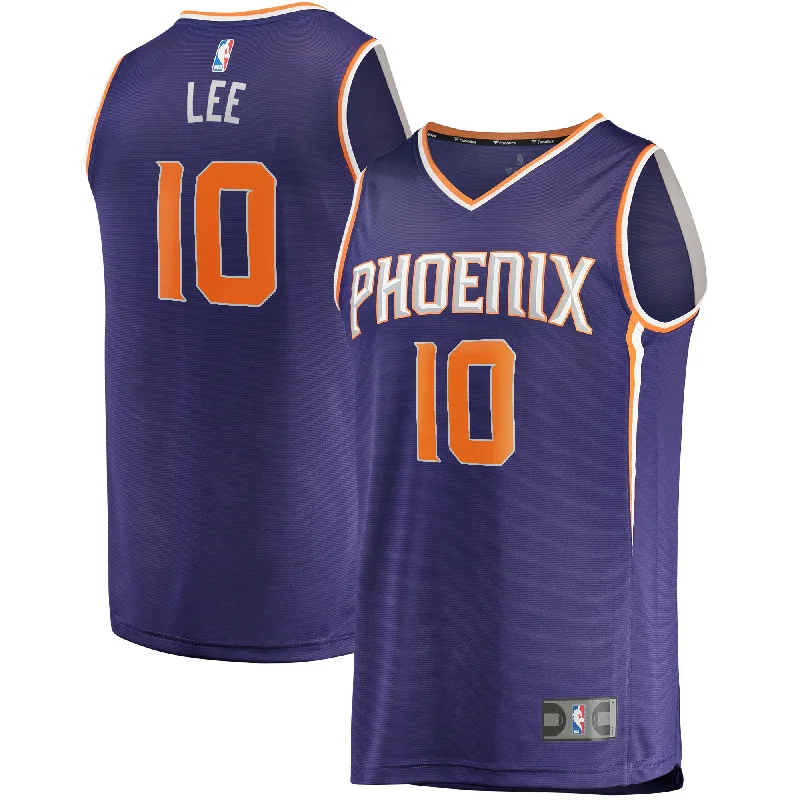 Basketball Jersey For Event-Specific Orders-Damion Lee Phoenix Suns Branded Fast Break Basketball Jersey - Icon Edition - Purple