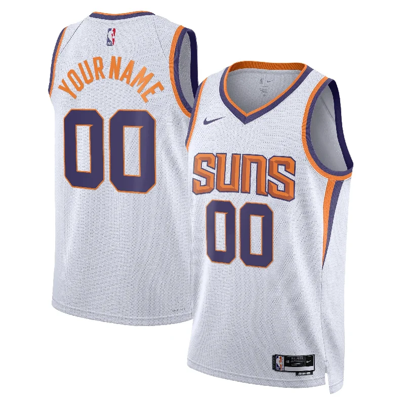 Custom Basketball Jersey For Limited Time Promotions-Phoenix Suns Unisex 2022/23 Swingman Custom Basketball Jersey White - Association Edition