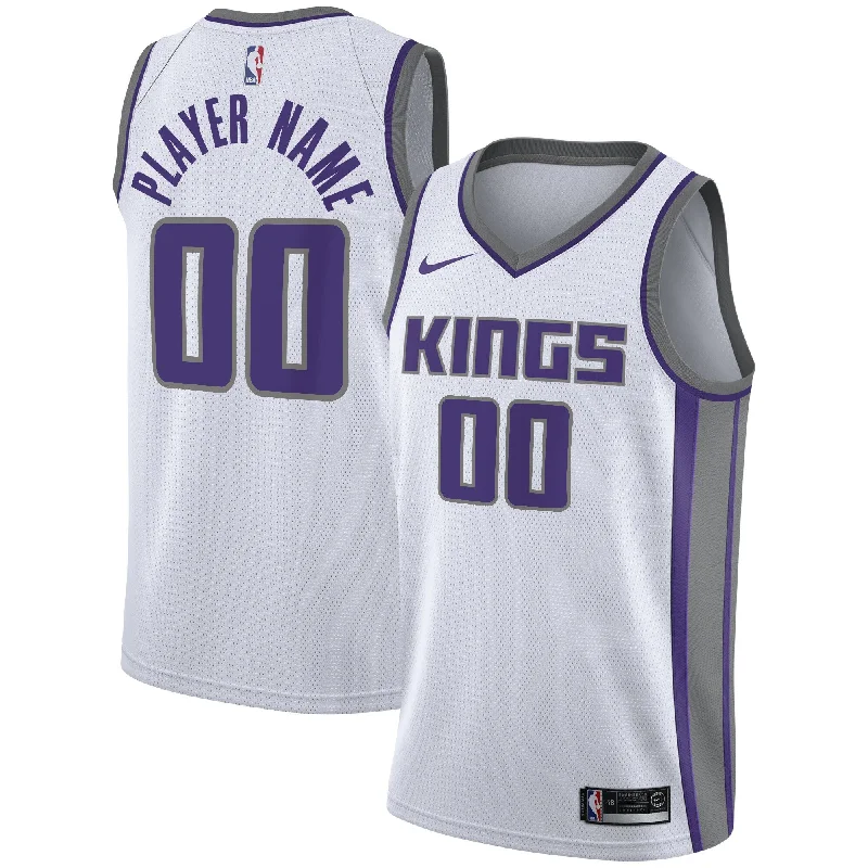 Basketball Jersey For Team Apparel-Sacramento Kings Swingman Custom Basketball Jersey White - Association Edition