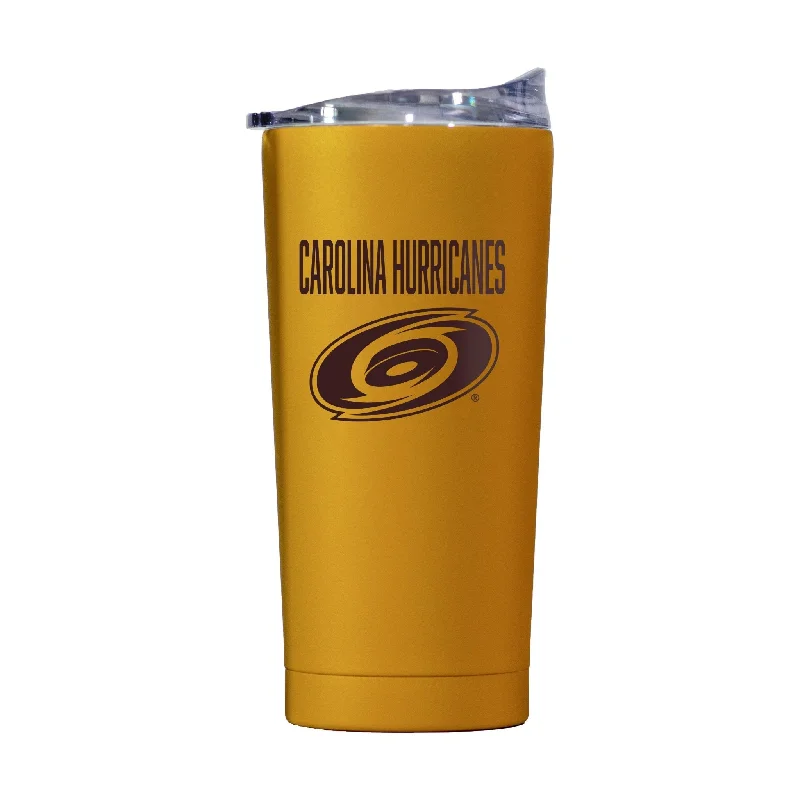 Personalized Team Mug For Professional Teams-Carolina Hurricanes 20oz Huddle Powder Coat Tumbler