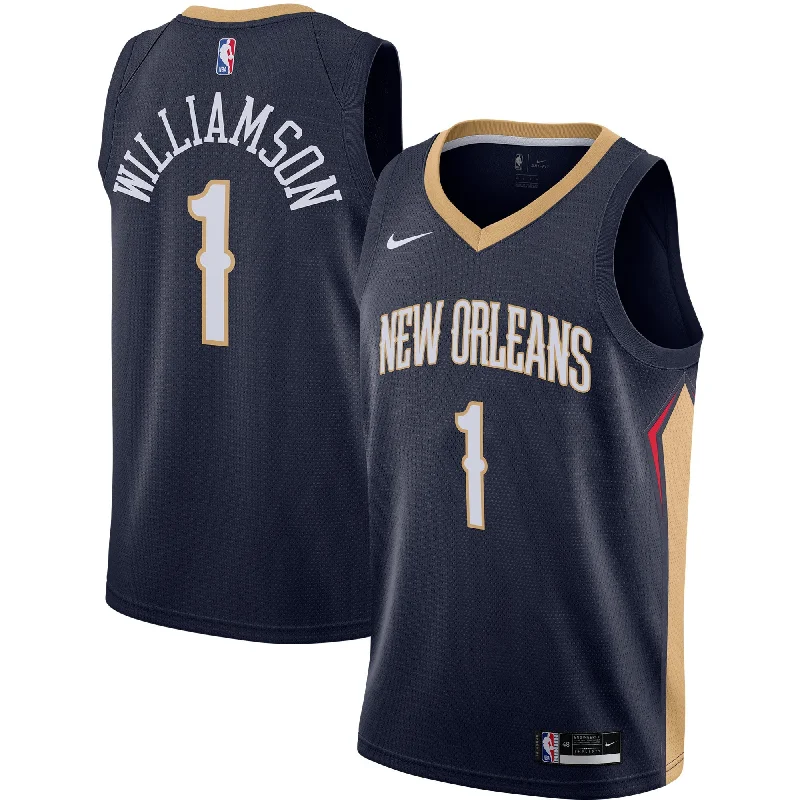 Basketball Jersey For Custom Apparel Sets-Zion Williamson New Orleans Pelicans Swingman Basketball Jersey - Navy - Icon Edition