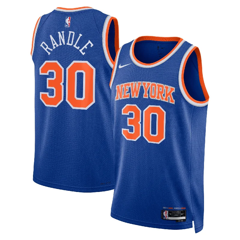 Basketball Jersey With Special Edition Colors-Julius Randle New York Knicks Unisex Swingman Basketball Jersey - Icon Edition - Blue