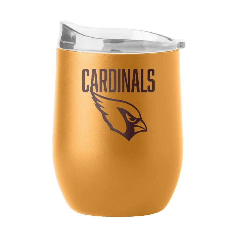 Custom Team Mug For Fundraising Events-Arizona Cardinals 16oz Huddle Powder Coat Curved Beverage