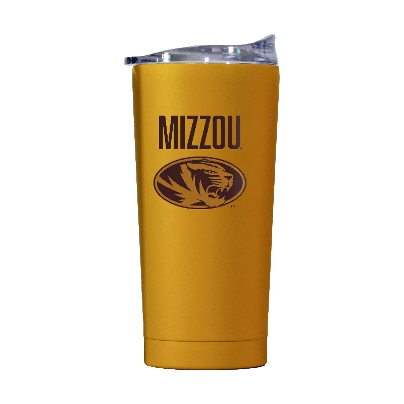 Team Mug For Sporting Events-Missouri 20oz Huddle Powder Coat Tumbler