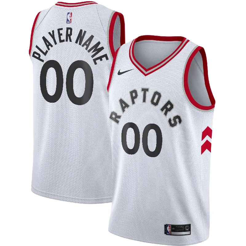 Basketball Jersey With Team Fan Designs-Toronto Raptors 2020/21 Swingman Custom Basketball Jersey - Association Edition - White