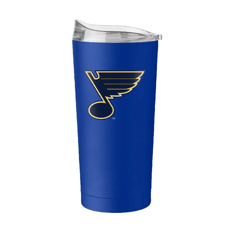 Team Mug With Fun Sports Logos-St Louis Blues 20oz Flipside Powder Coat Tumbler