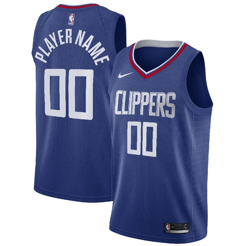 Basketball Jersey For Sale-La Clippers 2020/21 Swingman Custom Basketball Jersey - Icon Edition - Royal