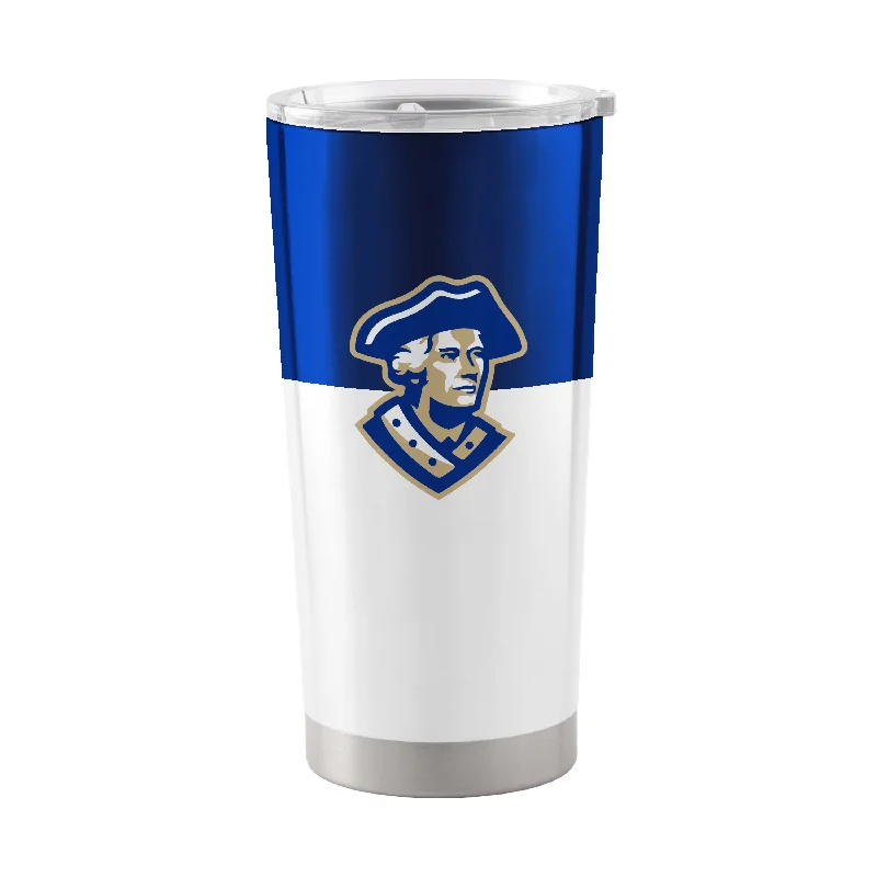 Custom Team Mug For Hockey Teams-Hamilton College 20oz Colorblock Stainless Tumbler