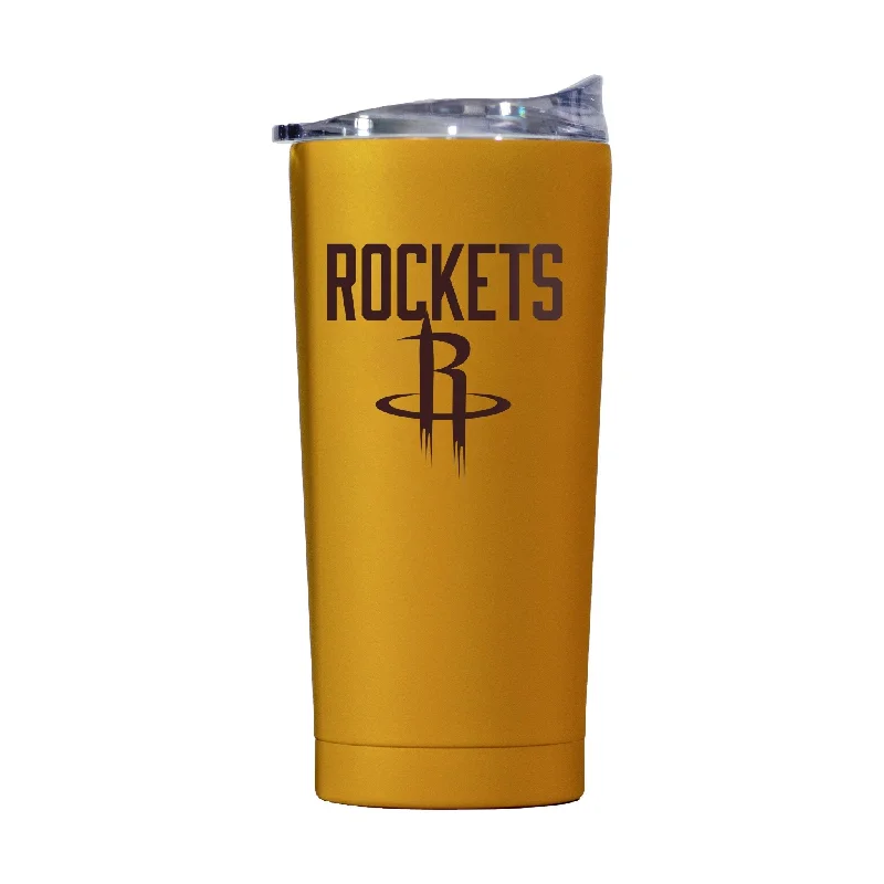 Custom Mug For Sports Teams-Houston Rockets 20oz Huddle Powder Coat Tumbler