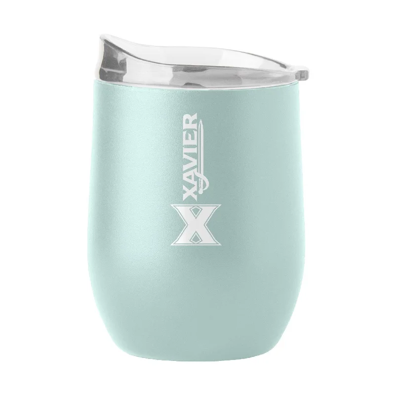 Custom Team Mug For Team Spirit-Xavier 16oz Cove Vertical Powder Coat Curved Bev