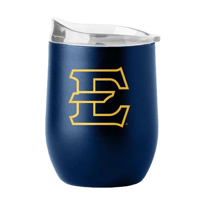 Custom Team Mug For Game Day Souvenirs-East TN State  16oz Flipside Powder Coat Curved Bev