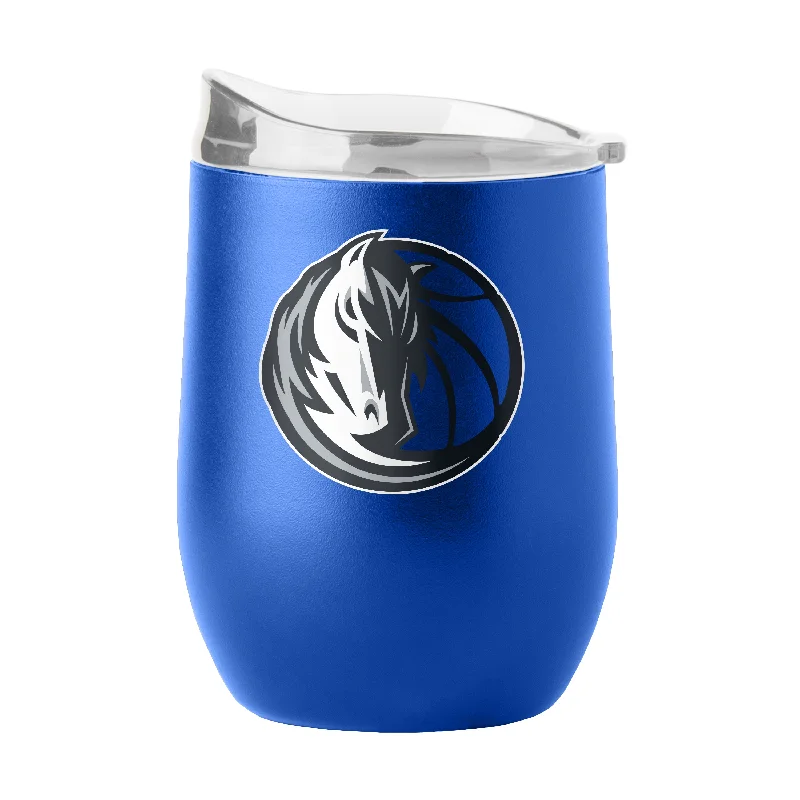 Personalized Team Mug For Special Occasions-Dallas Mavericks 16oz Flipside Powder Coat Curved Beverage