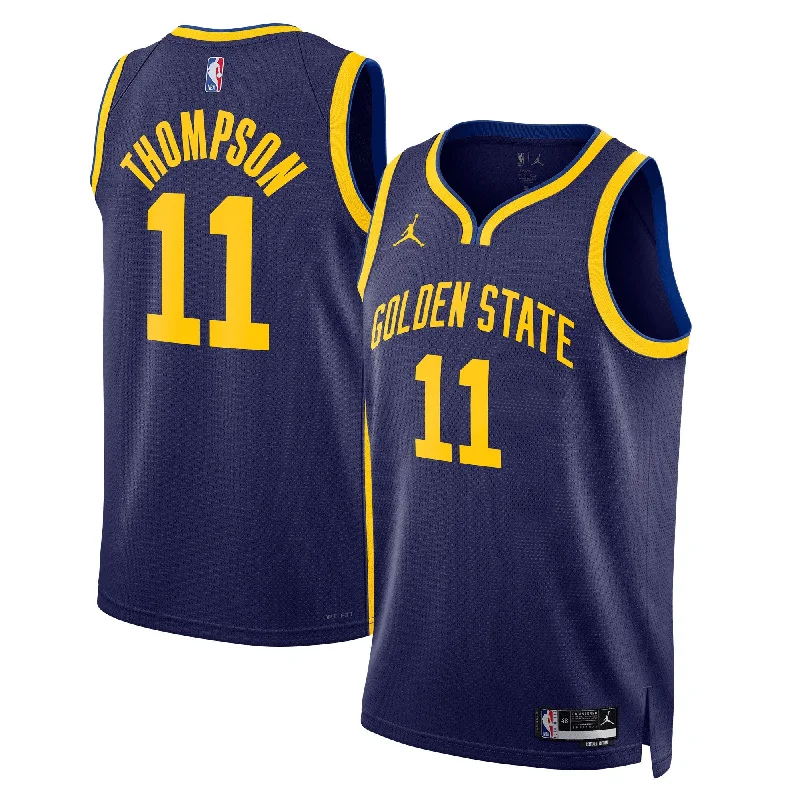 Custom Basketball Jersey-Klay Thompson Golden State Warriors Jordan Brand Unisex Swingman Basketball Jersey - Statement Edition - Navy