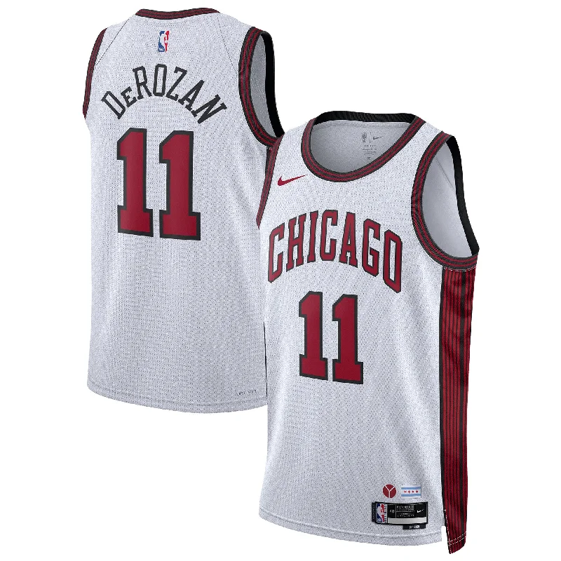 Personalized Basketball Jersey For Fundraisers-Demar Derozan Chicago Bulls Unisex 2022/23 Swingman Basketball Jersey - City Edition - White