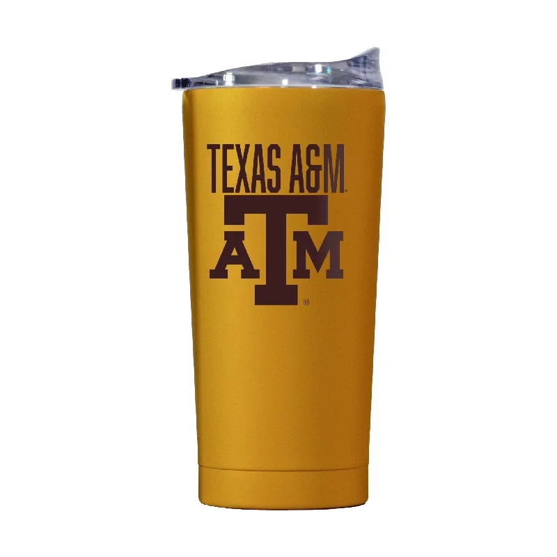 Personalized Team Mug With Custom Text-Texas A&M 20oz Huddle Powder Coat Tumbler