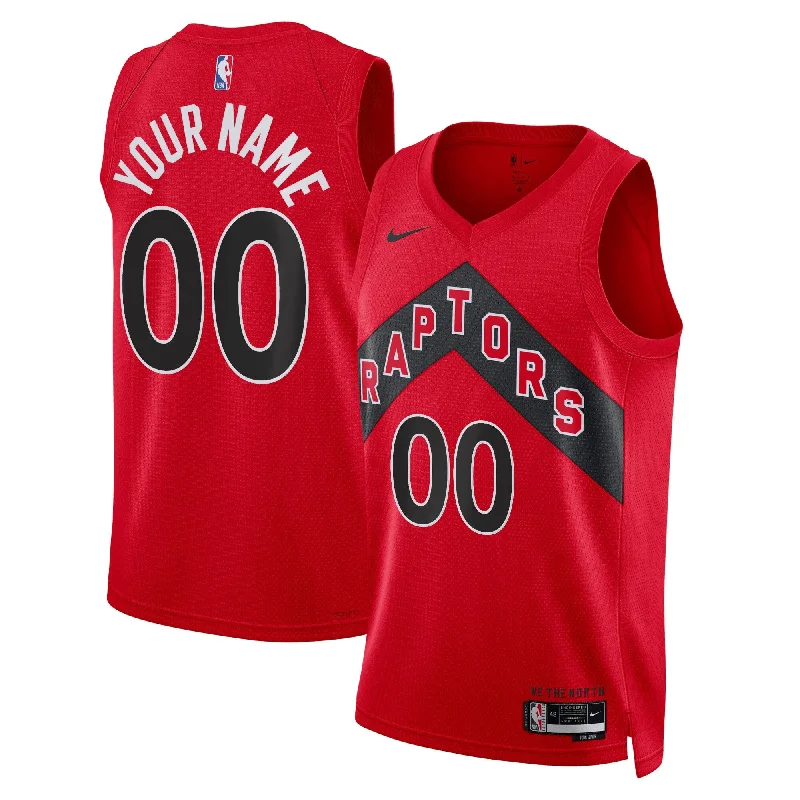 Basketball Jersey For Corporate Customization-Toronto Raptors Unisex Swingman Custom Basketball Jersey Red - Icon Edition