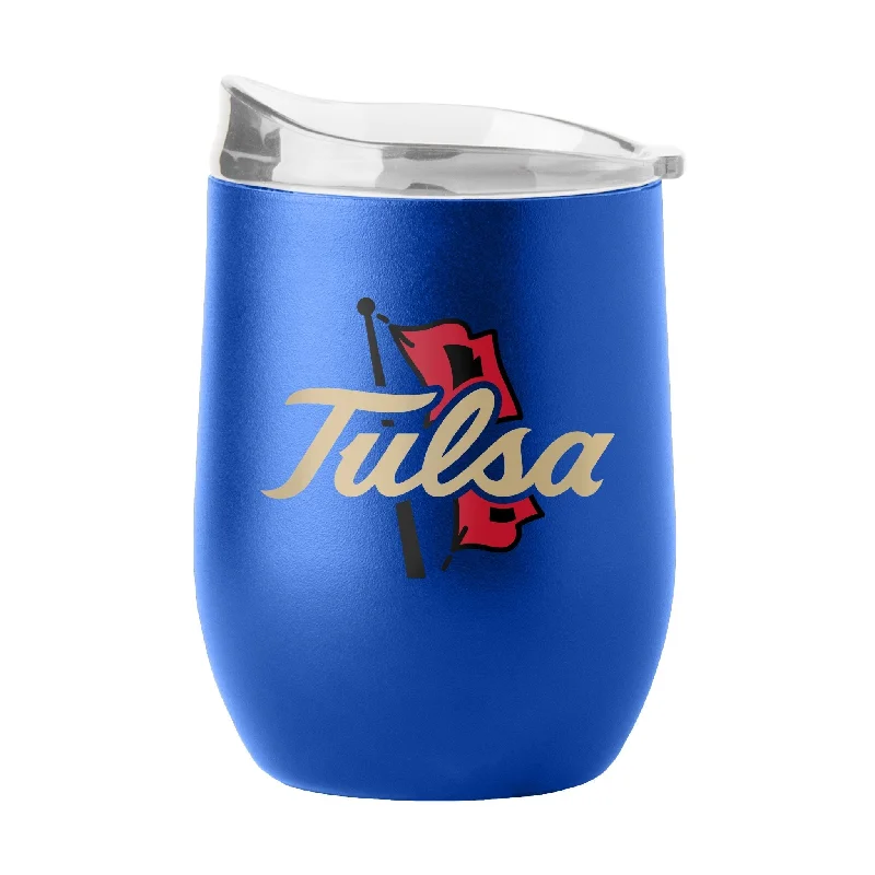 Team Mug For School Clubs-Tulsa 16oz Flipside Powder Coat Curved Bev