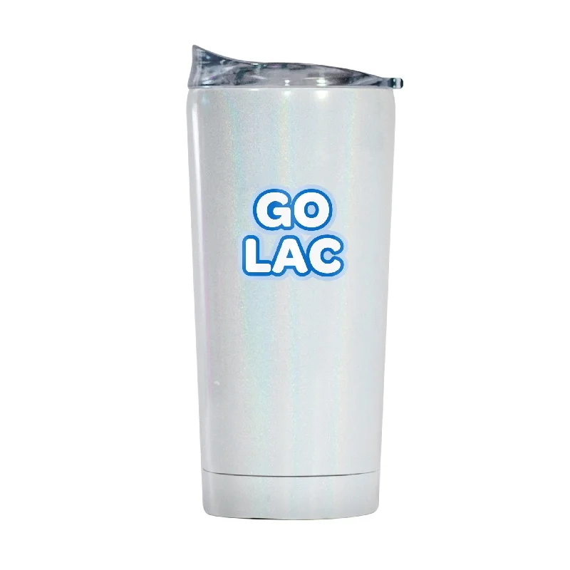 Custom Team Mug With Team Pictures-Los Angeles Chargers 20oz Bubble Iridescent Tumbler