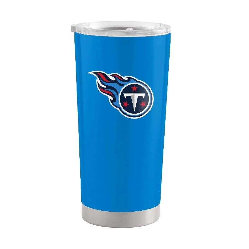 Custom Team Mug For Events-Tennessee Titans 20oz Gameday Powder Coat Tumbler