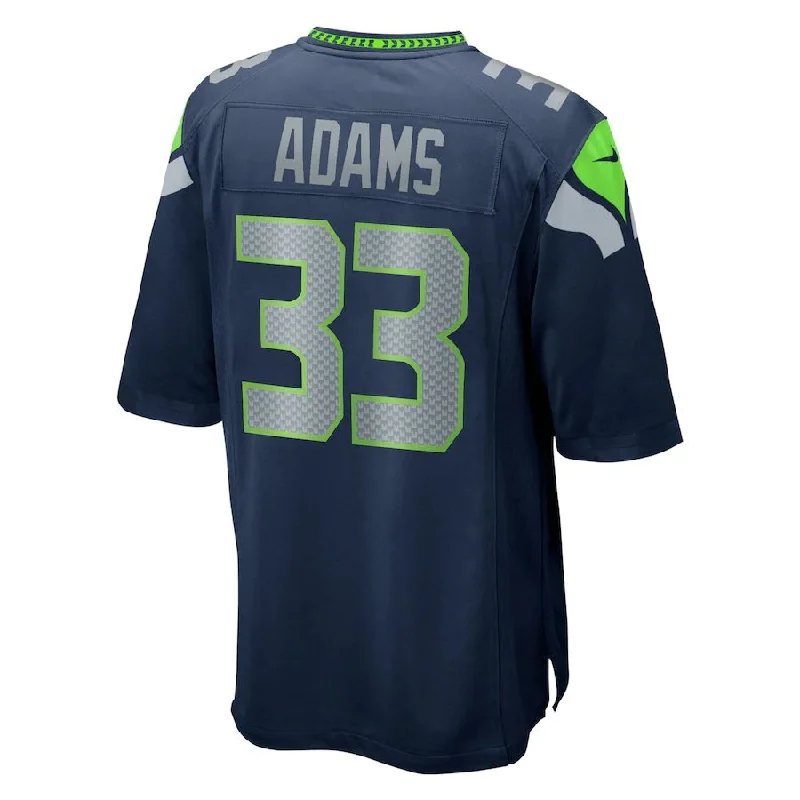 Rugby Jersey For Rugby Union-S.Seahawks #33 Jamal Adams College Navy Game Team Jersey Stitched American Football Jerseys