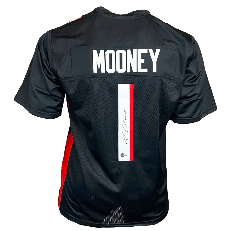 Rugby Jersey For Rugby Players’ Gifts-Darnell Mooney Signed Atlanta Black Football Jersey (Beckett)