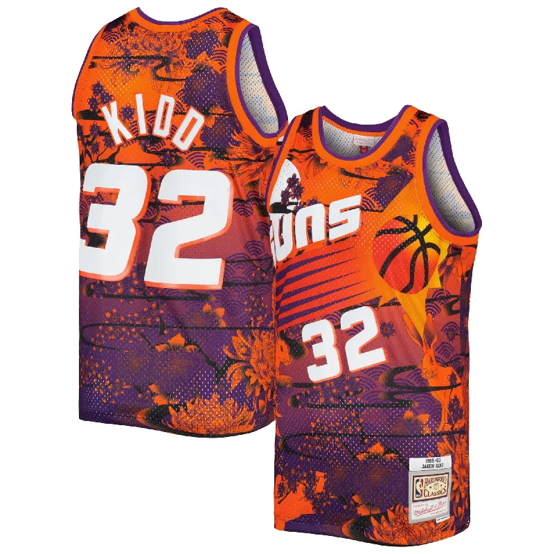 Basketball Jersey For Sports Teams-Jason Youthd Phoenix Suns 1999/00 Hardwood Classics Lunar New Year Swingman Basketball Jersey - Orange