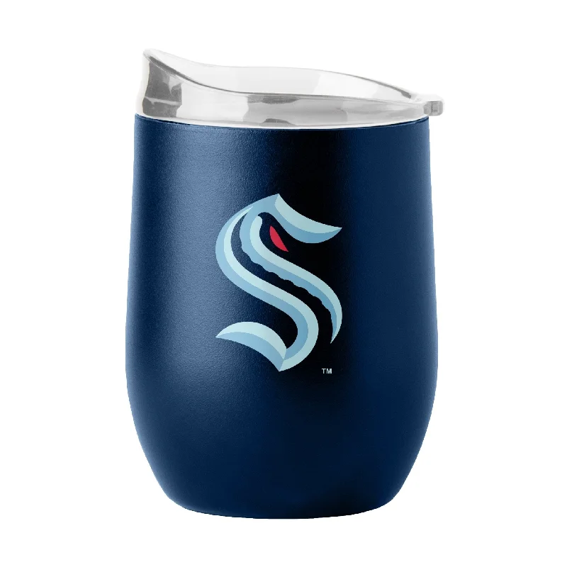 Personalized Team Mug For Team Photo-Seattle Kraken 16oz Flipside Powder Coat Curved Bev