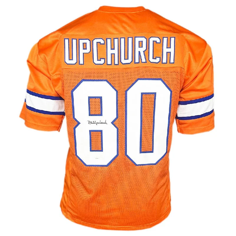 Rugby Jersey For Limited Edition Style-Rick Upchurch Signed Denver Orange Football Jersey (JSA)