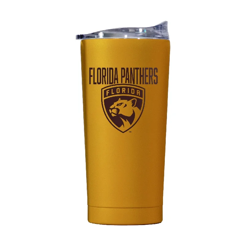 Personalized Team Mug With Event Logo-Florida Panthers 20oz Huddle Powder Coat Tumbler