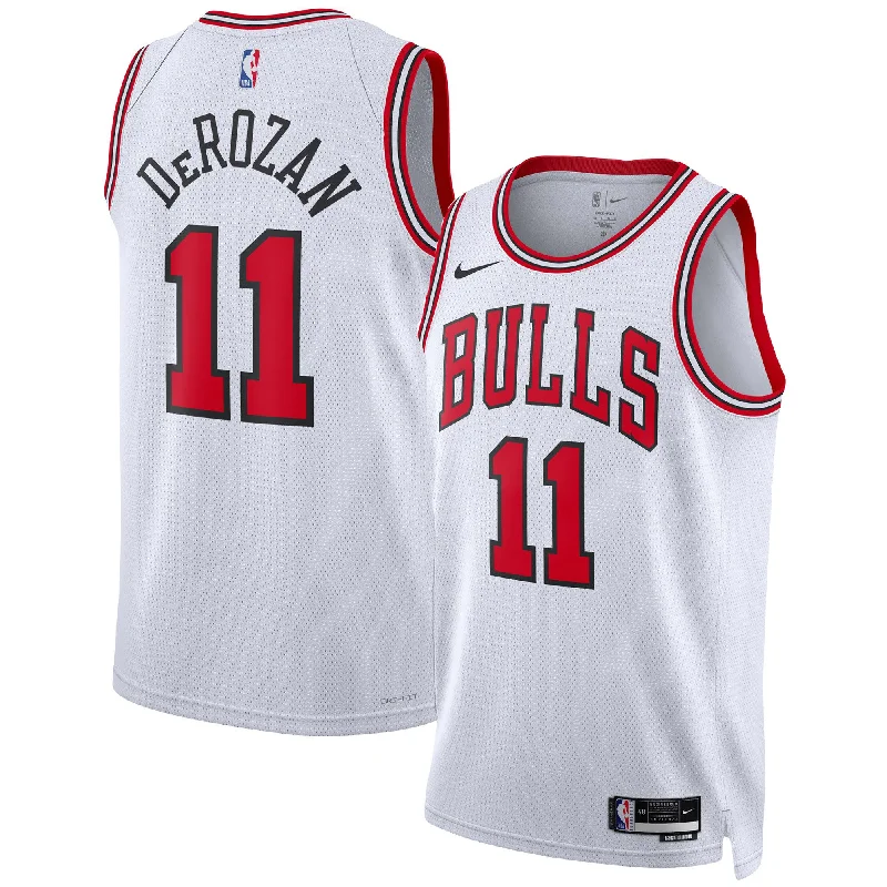 Basketball Jersey For Group Apparel Orders-Demar Derozan Chicago Bulls Unisex Swingman Basketball Jersey - Association Edition - White