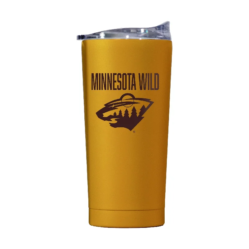 Custom Team Mug For Family Reunion Events-Minnesota Wild 20oz Huddle Powder Coat Tumbler