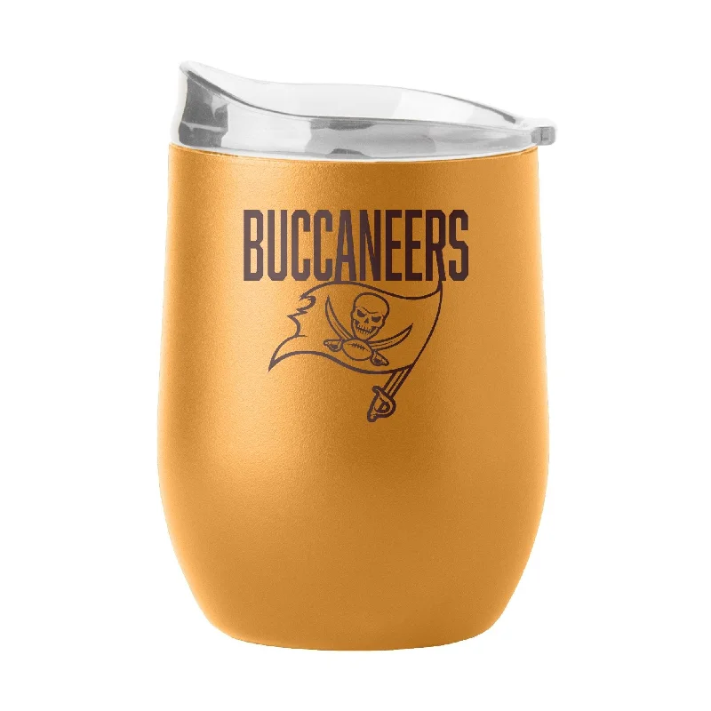 Personalized Team Mug With Event Logo-Tampa Bay Buccaneers 16oz Huddle Powder Coat Curved Beverage