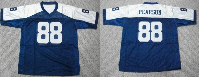 Football Jersey For Community Sports Teams-Men's Dallas Cowboys #88 Drew Pearson Navy White Football Stitched Jersey