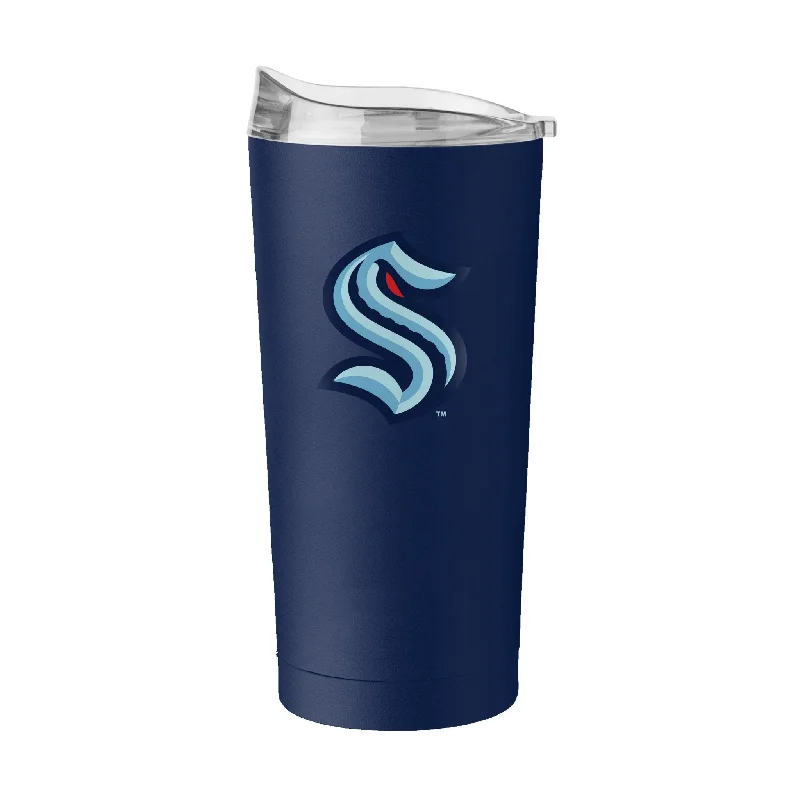 Custom Team Mug For Personalized Fan Gear-Seattle Kraken 20oz Flipside Powder Coat Tumbler