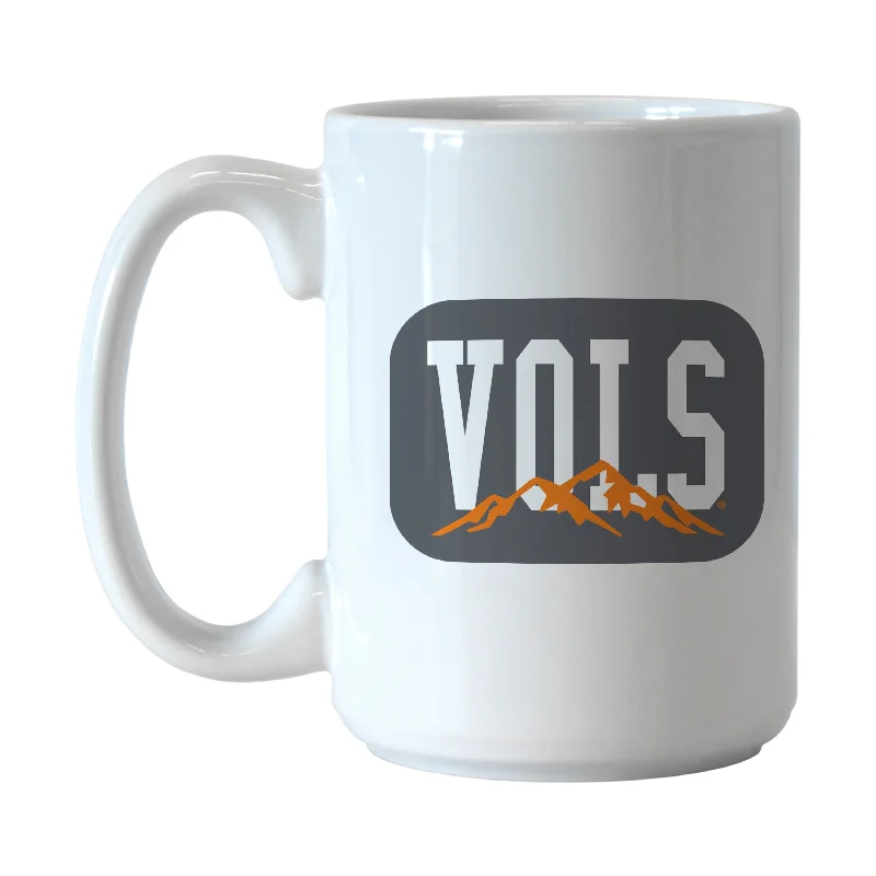 Team Mug With Custom Colors-Tennessee Smokey 15oz Sublimated Mug