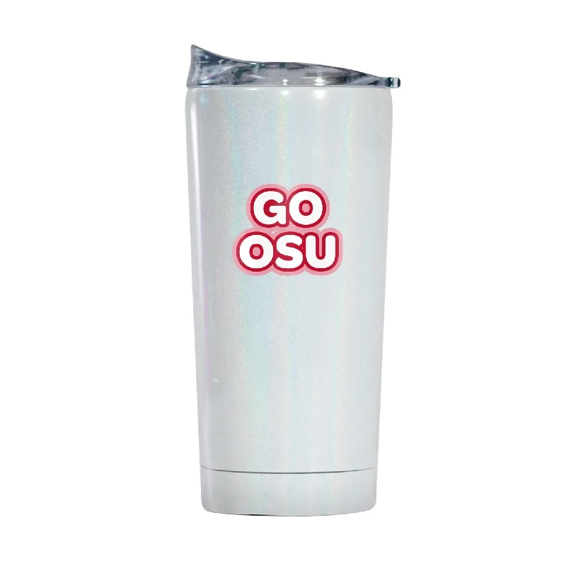 Personalized Team Mug For Family Gifts-Ohio State 20oz Bubble Iridescent Tumbler